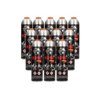 OEM 12 X Refrigeranti Alaska R290 Propano - 370 G / 750 Ml