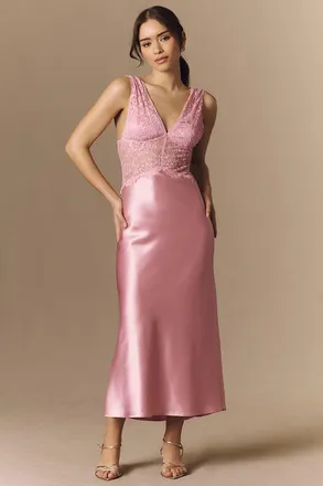 Mare Mare Quinn Lace Maxi Slip Dress