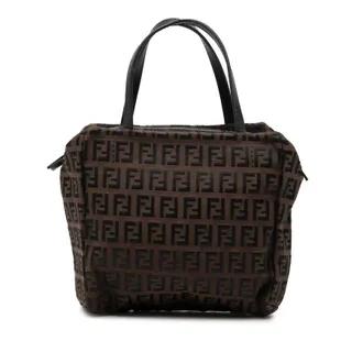Fendi Pre-owned Fendi Mini Zucchino Canvas Handbag Ladies 0VDM8Y5B411CRWIH