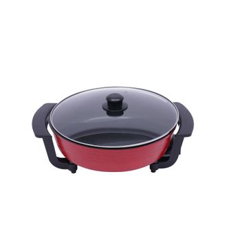 OEM Olla China Para Fondue, Capacidad De 6 Litros, Control De Temperatura Ajustable, Color Rojo