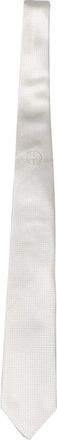 Giorgio Armani Zijden Stropdas met Jacquardmotief - Heren - Stropdassen - Grijs - ONE Size - Accessoires