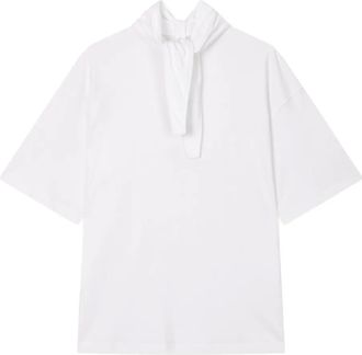 STUDIO TOMBOY Top con fiocco - Bianco