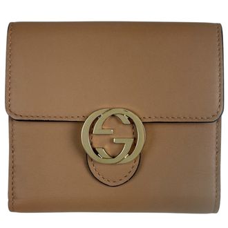 Gucci Brown Leather Wallet (Bi-Fold) (Pre-Owned)