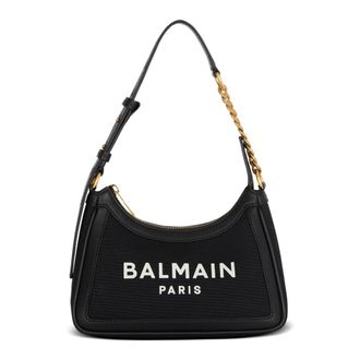 Balmain Bolso de mano B-Army Canvas - Bags - Mujer - Negro - ONE SIZE