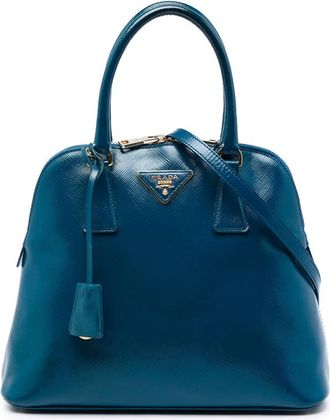 Prada Pre-owned Prada Saffiano Vernice Dome Satchel Ladies HCZE15K6K3SIT3Z1
