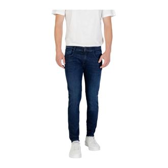Replay Heren, Jeans, Blauw, Maat: W33 L32 Katoen