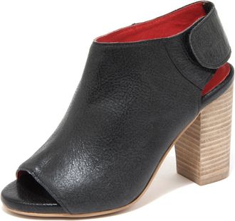 Jeffrey Campbell Quebec High Heel Sandalen - Dames - Sandalen met hakken - Zwart - 36 EU - Leer - Schoenen