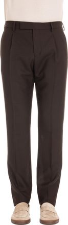 Lardini Relaxed Fit Trousers with Front Pleats