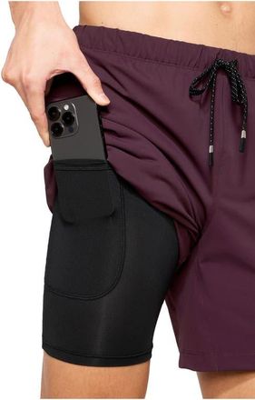 Fabletics Mens The 7 One Short in Oxblood at Nordstrom, Size Xx-Large