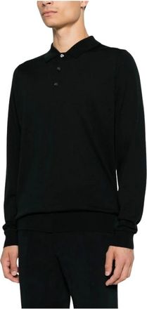 John Smedley Heren, Truien, Zwart, Maat: XL Wol