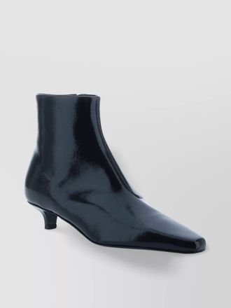 Toteme leather mid heel ankle boots