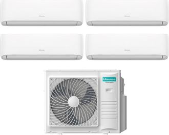 Hisense Aire Acondicionado Hisense Quadri Split Inverter 8 Kilovatios Silencioso