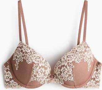 H&M Push-up-BH aus Spitze - Beige