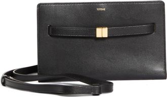 Toteme Belted Leather Crossbody Bag in Black at Nordstrom