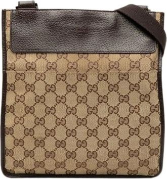 Gucci Pre-owned Cross Body Bags, female, Brown, Size: ONE SIZE Pre-owned Crossbody Bag