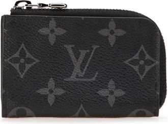 Louis Vuitton Black Noir Pvc Leather Coin Purse/Coin Case (Pre-Owned)