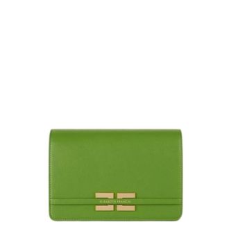 Elisabetta Franchi Cross Body Bags, female, Green, Size: ONE SIZE Shoulder Bag