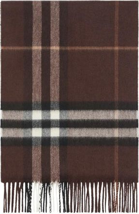 Burberry Brown Check Scarf