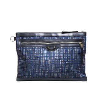 Balenciaga Pre-owned Clutches, unisex, Blue, Size: ONE SIZE Pre-owned Nylon Clutch