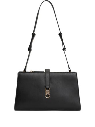 Tommy Hilfiger Borsa a spalla con placca logo - Nero