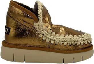 Mou Eskimo Boot - Dames - Winterlaarzen - Geel - 36 EU - Wol - Schoenen
