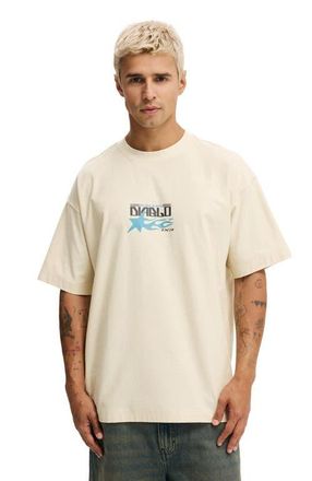 Cotton On Mens Box Fit Graphic T-Shirt in Creampuff Diablo at Nordstrom, Size Xx-Large