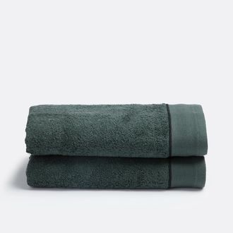 La Redoute Interieurs Set van 2 gekamde katoenen handdoeken 675g/m&sup2;, Victor