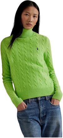 Polo Ralph Lauren Truien - Dames - Coltruien - Groen - L - Truien & Vesten