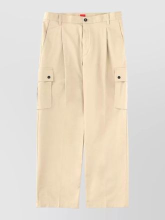 HUGO BOSS cotton cargo trousers