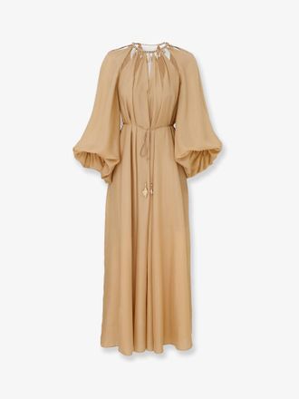 Zimmermann Vestito lungo Mahon in seta - ZIMMERMANN - gender_Woman