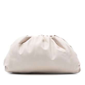 Bottega Veneta Pre-owned Womens Lambskin The Pouch - Nude Leather - One Size