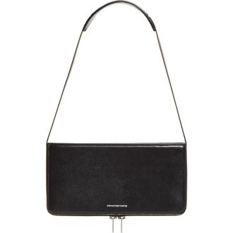 Alexander Wang Siren Pochette Leather Shoulder Bag in Black at Nordstrom