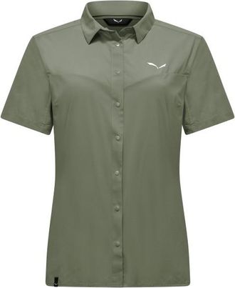 Salewa Puez S/S Shirt Bluse f&uuml;r Damen | oliv