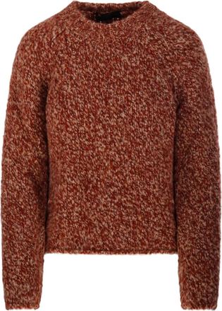 Fabrizio Del Carlo Gebreide trui met spikkels - Bruin