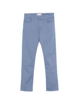 Jacob Cohen Blue Slim Mid Rise Jeans