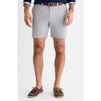 Vineyard Vines Chilmark 7-Inch Stretch Chino Shorts in Granite at Nordstrom, Size 35