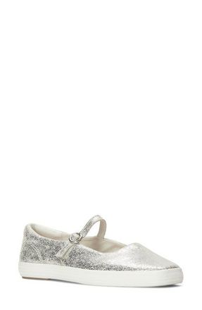 Keds Square Toe Mary Jane Sneaker in Silver Grey at Nordstrom, Size 5