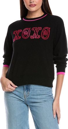 Brodie Xoxo Cashmere Crewneck Sweater
