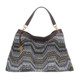 Missoni Tote Bags, female, Multicolor, Size: ONE SIZE Chevron Tote Bag