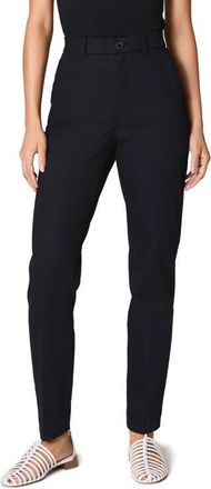 Spanx SPANXsupersmooth Stretch Twill Straight Leg Pant in Classic Black at Nordstrom, Size X-Small