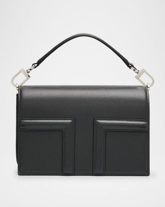 Toteme Mini T-Flap Leather Clutch Bag