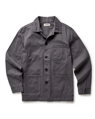Taylor Stitch The Ojai Jacket in Organic Charcoal Foundation Twill