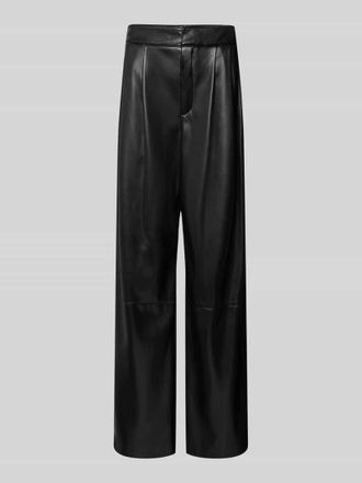 HUGO BOSS Relaxed Fit Weite Hose mit Bundfalten Modell TADESA in Black, Gr&ouml;&szlig;e 32