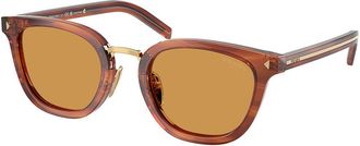 Prada PR C01SD Asian Fit 27F60F Mens Sunglasses Tortoiseshell Size 49