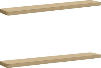 vidaXL Cojines Para Banco De 2 Piezas Vught 2 Pcs 100% Poli&eacute;ster Beige Vidaxl