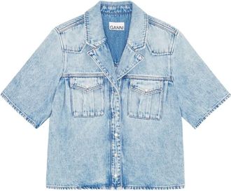 Ganni Camicia denim - Blu
