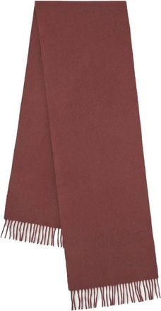 Mulberry Kleine effen sjaal - Dames - Accessoires - Bruin - Maat: ONE Size Wol