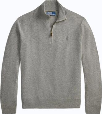 Polo Ralph Lauren Su&eacute;ter con media cremallera - Knitwear - Hombre - Gris - XL