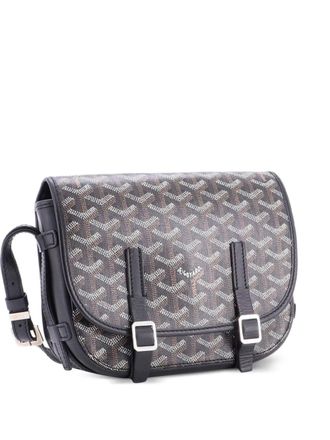 Goyard Belvedere Messenger Bag Coated Canvas PM crossbody bag - women - Fabric - One Size - Black