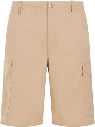 Kenzo Camel Workwear Shorts - Heren - Korte Broeken - Beige - M - Katoen - Korte Broeken
